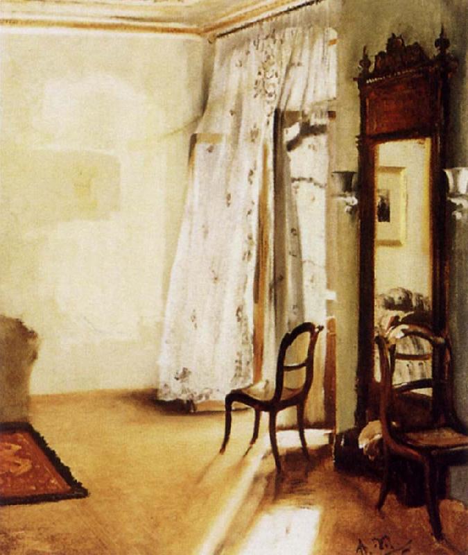 Adolf Friedrich Erdmann Menzel The Balcony Room oil painting picture